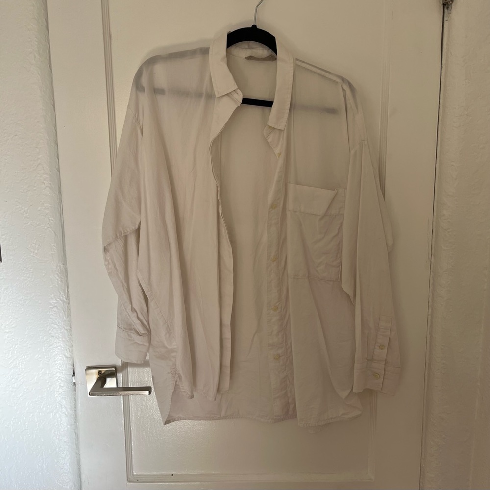 Everlane oversized cotton shirt
